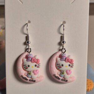 Sanrio Hello Kitty Cute Earrings Kawaii Accessories